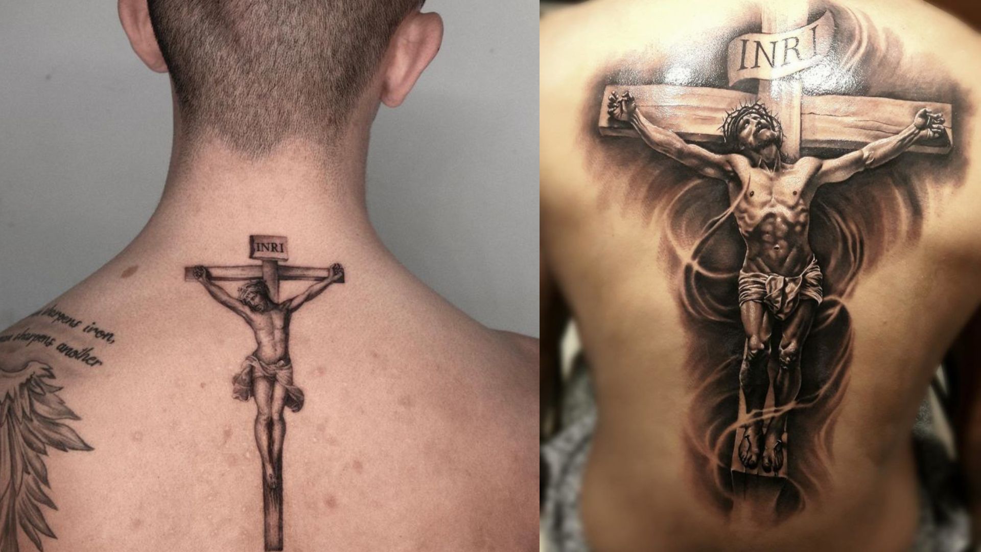 Jesus With Cross Tattoo:
