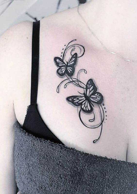 Aesthetic Butterfly Tattoo