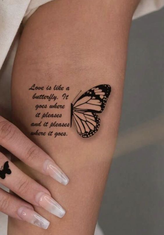 Personal Meaning Butterfly Tattoo