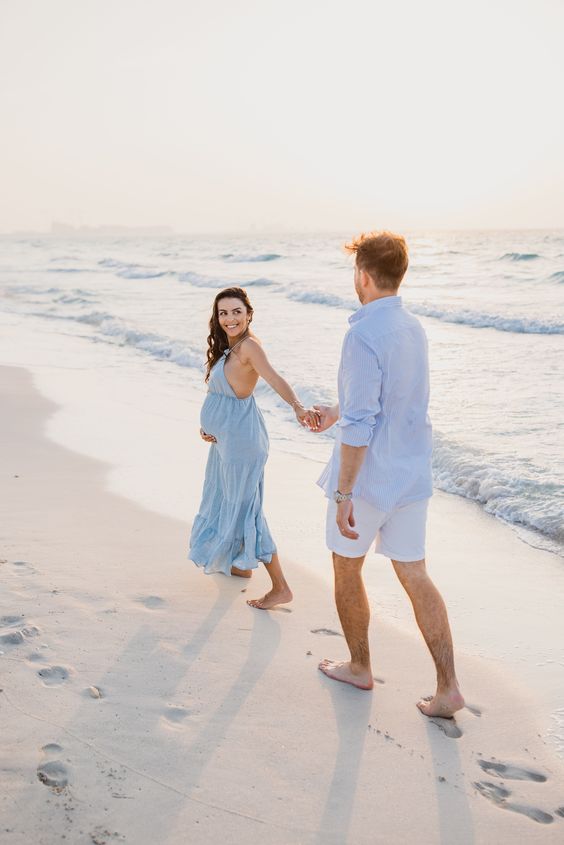 Walking Along the Beach