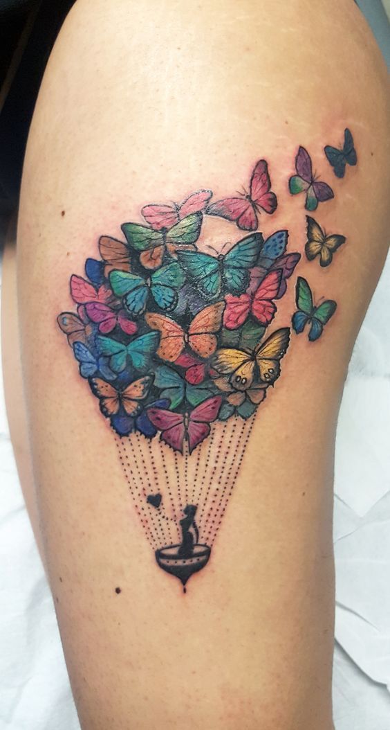 Weightless Butterfly Tattoo