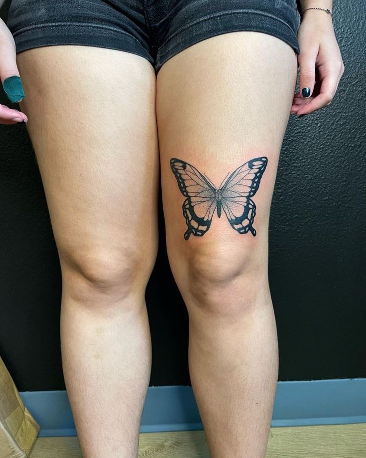 unique butterfly tattoos for ladies