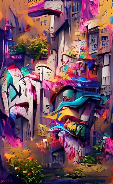 Graffiti-Inspired Murals