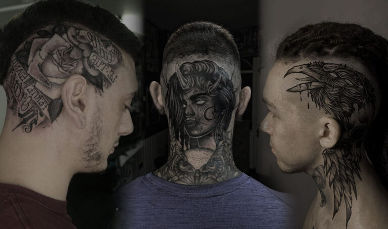 10 Bold And Unique Head Tattoo Ideas For Men And Important FAQs