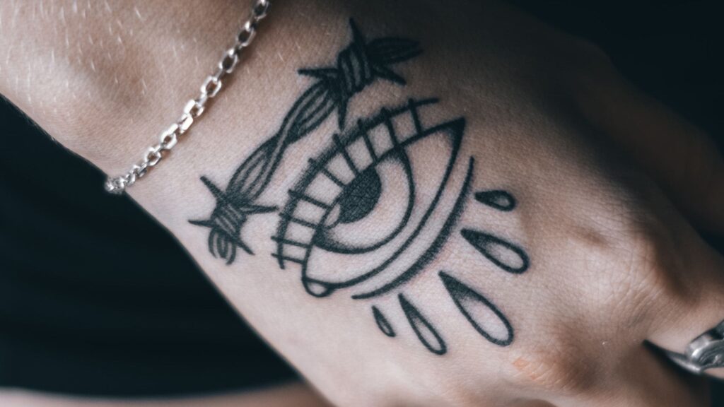 Evil Eye Tattoo @tattoogalaxyksmysore - YouTube