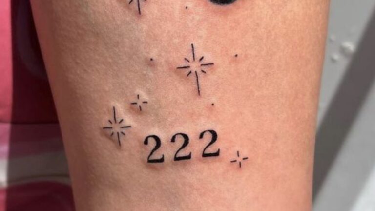 222 Tattoo Meaning, Font, Design, And Placement