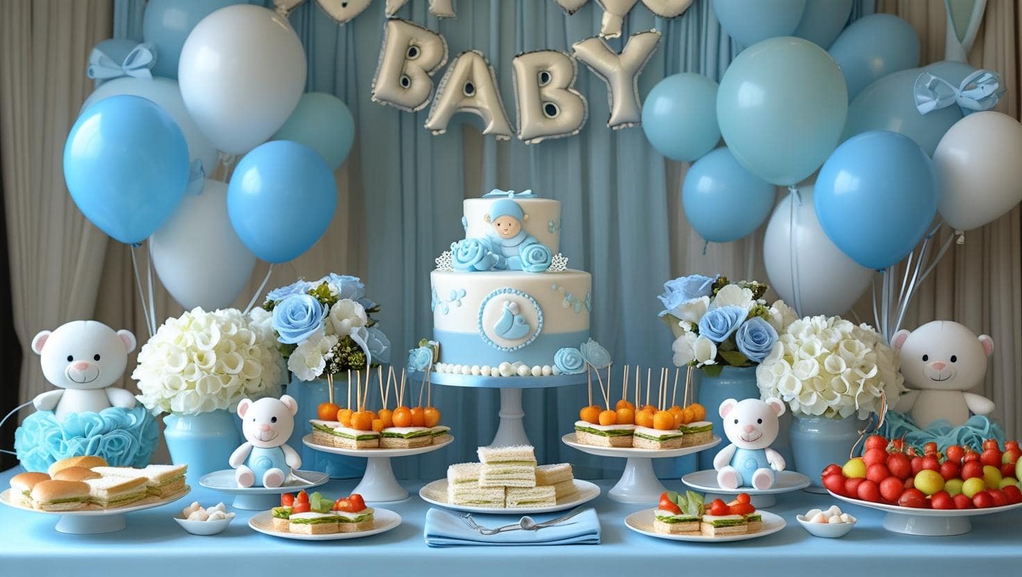How to Plan the Perfect Baby Boy Shower: Themes, Food, and Decor